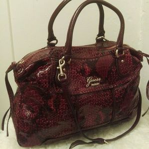 - Guess snake skin bag